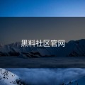 黑料社区官网
